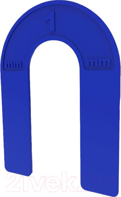 Подковы для укладки плитки Decor 1мм / 444-0010 (100шт)