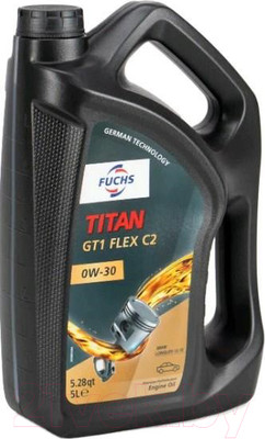 Моторное масло Fuchs Titan GT1 Flex C2 0W30 / 602096142 (5л)