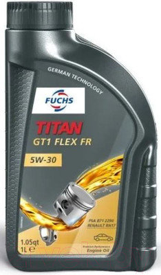 Моторное масло Fuchs Titan GT1 Flex FR 5W30 C2/C3 / 602178510 (1л)