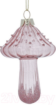 Елочная игрушка Gisela Graham Pink Hydrangea Гриб / 1906