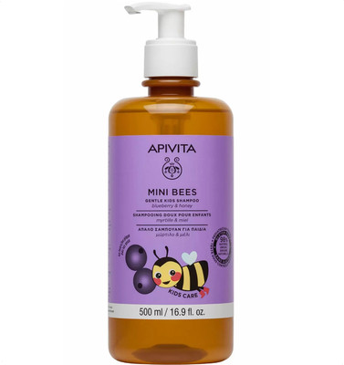 Шампунь детский Apivita Mini Bees С черникой и медом (500мл)