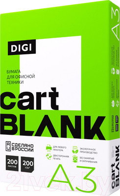Бумага Cartblank Cartblank Digi А3 200г/м2 (200л)