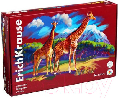 Гуашь Erich Krause Safari / 61425 (24цв)