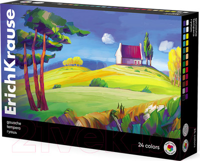 Гуашь Erich Krause Art Spirit / 61428 (24цв)