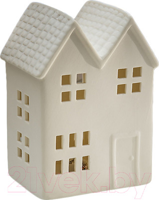 Световая фигурка Лючия Фарфоровый домик 11 / 185-11 (белый)