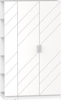 Шкаф Интермебель Марсель-11 / МР 01-11-MN (белый софт)