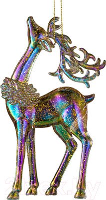 Елочная игрушка Erich Krause  Decor. Олень / 56183 (золото/перламутровый)