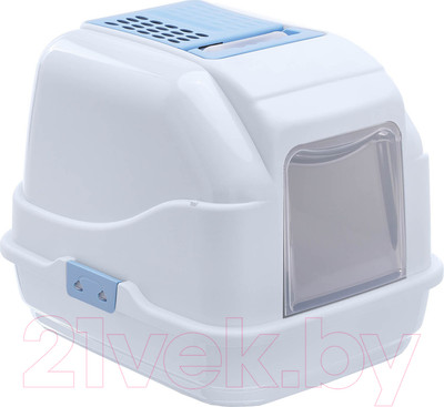 Туалет-домик Imac Easy Cat / 84094 (нежно-голубой)