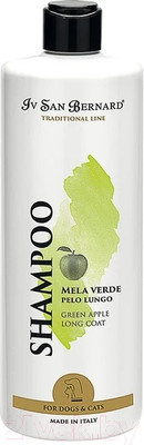 Шампунь для животных Iv San Bernard Traditional Line Green Apple для длинной шерсти / SHAM500 (500мл)