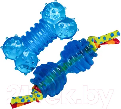 Набор игрушек для собак Petstages Орка косточка и гантеля / 234STEX