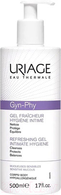 Гель для интимной гигиены Uriage Gyn-Phy Освежающий (500мл)