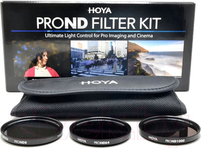 Светофильтр Hoya 82.0MM Pro ND Filter Kit 8/64/1000 / 24066069078