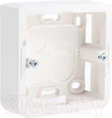 Коробка открытого монтажа Legrand Mosaic 80280 (белый)