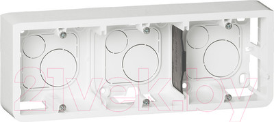 Коробка открытого монтажа Legrand Mosaic 80286 (белый)