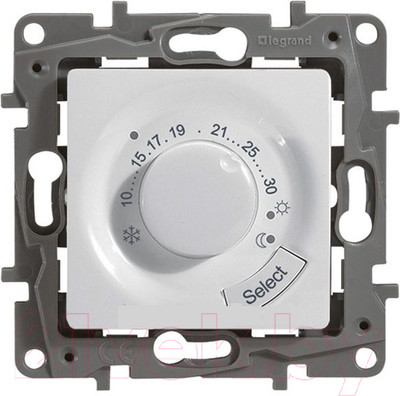 Терморегулятор для теплого пола Legrand Etika 672230 (белый)