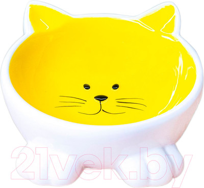 Миска для животных Mr. Kranch MKR639675 (желтый)