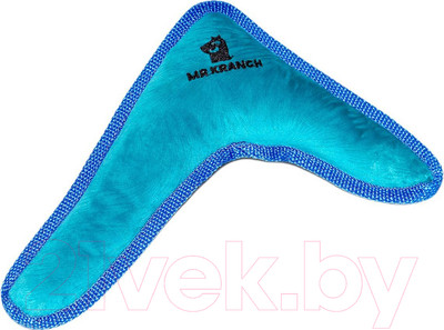 Игрушка для собак Mr. Kranch Бумеранг с пищалкой / MKR80243 (синий)