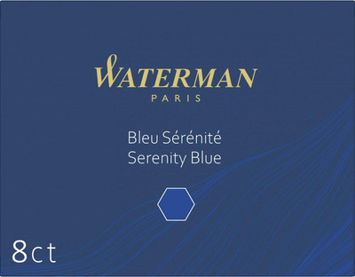 Чернила для перьевой ручки Waterman Standart / S0110860 (8шт, синий)