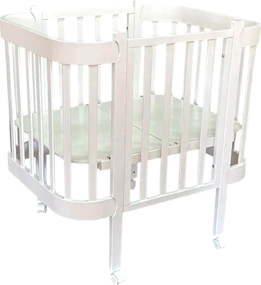 Детская кровать-трансформер Антел Solnyshko 3 в 1 (белый)