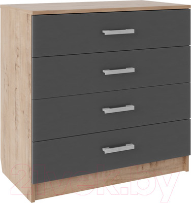 Комод Аквилон №1 800 (дуб ирландский/графит)