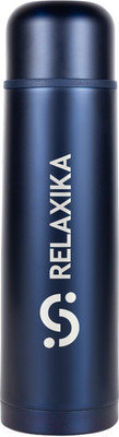 Термос для напитков Relaxika 101 (1000мл, темно-синий)