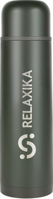 Термос для напитков Relaxika 101 (1000мл, хаки)