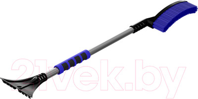 Щетка для автомобиля Brumex Oktan Flap со скребком / 280088 (черный)