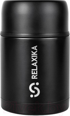 Термос для еды Relaxika 301 (700мл, черный)