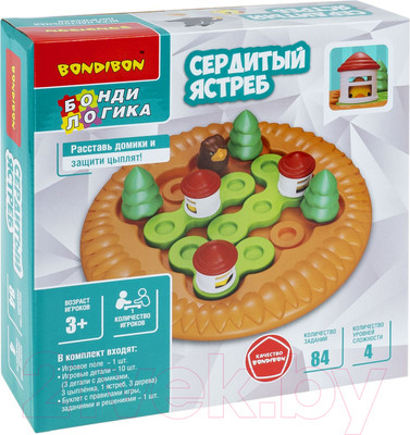 Игра-головоломка Bondibon БондиЛогика Сердитый ястреб / ВВ6342