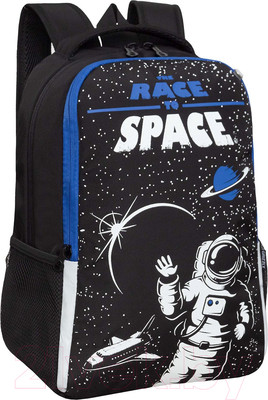 Школьный рюкзак Grizzly RB-451-2 (черный)