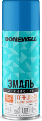 Эмаль Donewell RAL 5012 Универсальная акриловая DW-A5012 (520мл, голубой глянец)