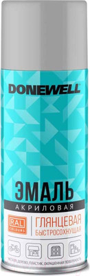 Эмаль Donewell RAL 7035 Универсальная акриловая DW-A7035 (520мл, светло-серый глянец)
