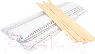 Набор размешивателей Паксервис Деревянный 180мм / 286153 (500шт)