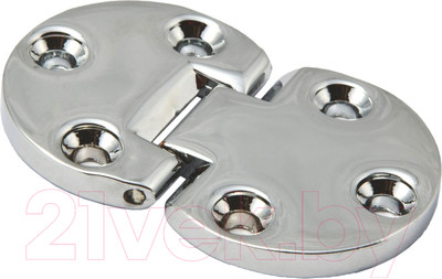 Петля мебельная AKS Барная без доводчика плоская (хром)