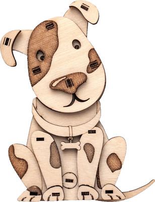 Сборная модель Drovo Щенок Дружок / DR003