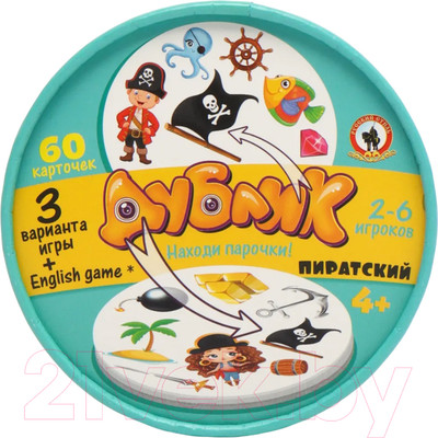Настольная игра Русский стиль Дублик пиратский / 02494