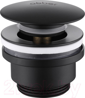 Донный клапан Abber AF0011B (черный матовый)