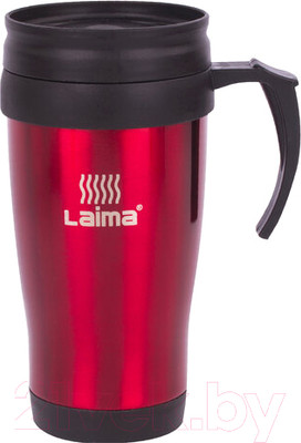Термокружка Laima Автокружка / 605127 (400мл, красный)