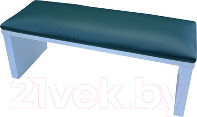 Подставка для маникюра ОМурМебель Эконом 412 латте (изумрудно-зеленый)