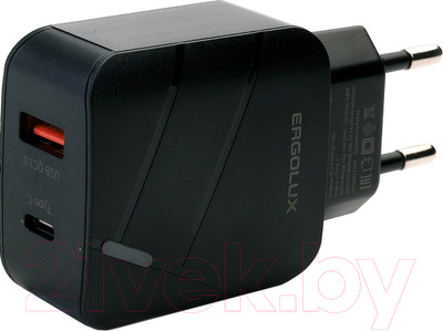 Адаптер питания сетевой Ergolux ELX-РA01QC-C02