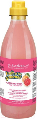 Шампунь для животных Iv San Bernard Fruit Of The Groomer Pink Grapefruit для средней длины (1л)