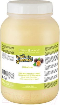 Маска для животных Iv San Bernard Fruit Of The Groomer Maracuja для длинной шерсти (3л)