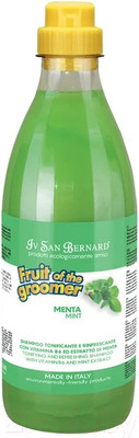 Шампунь для животных Iv San Bernard Fruit Of The Groomer Mint для любого типа шерсти (1л)