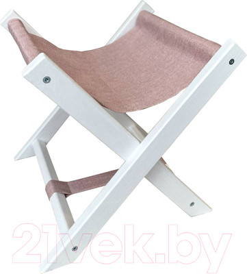 Подставка для сумки ОМурМебель Malmo New 61 (белый/светло-розовый)