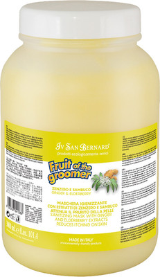Шампунь для животных Iv San Bernard Fruit of the Groomer Ginger&Elderbery против раздражений (3.25л)