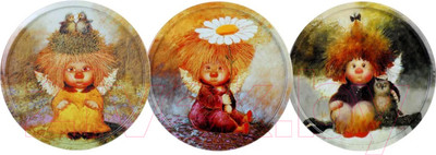 Набор тарелок GALA Ангел семейного счастья / TS015