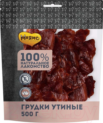 Лакомство для собак Мнямс Грудки утиные / 705915 (500г)