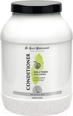 Кондиционер для животных Iv San Bernard Traditional Line Green Apple для длинной шерсти / BALM3000 (3л)