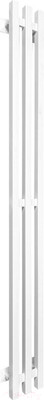 Полотенцесушитель водяной Ростела Слим 120х1500/3 (1/2") (белый, нижнее подключение)