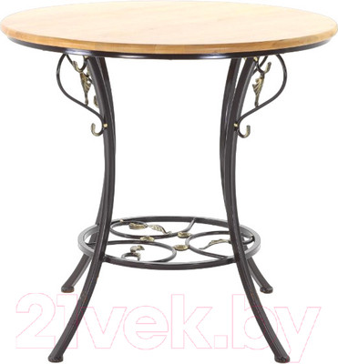 Стол садовый AMC D11 2В1 80x80x76 (коричневый/светлое дерево)